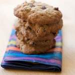 Biscotti con avena e uvette