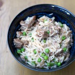 Riso Basmati con agnello e piselli